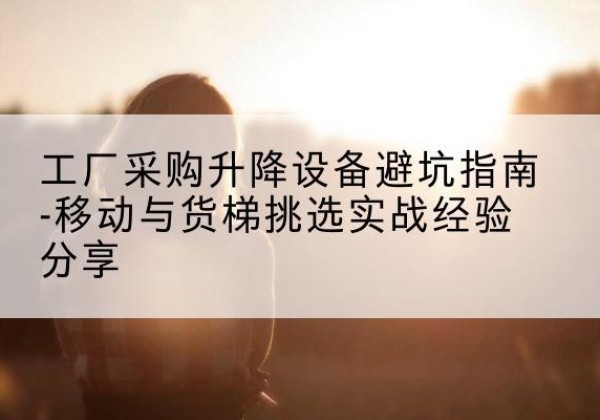 永春移动式升降机怎么选-工厂采购升降设备避坑指南-移动与货梯挑选实战经验分享